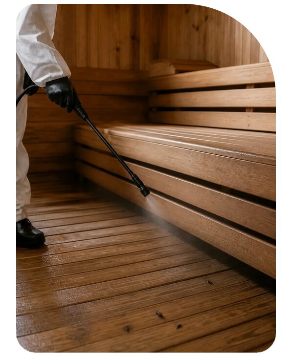 Дезинсекция бани: цена в Благовещенске по цене от 3555 р. | Сенат-Бгн